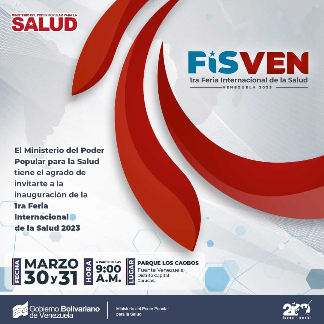 1era Feria Internacional de Salud Venezuela 2023 se realizará este 30 y 31 de marzo