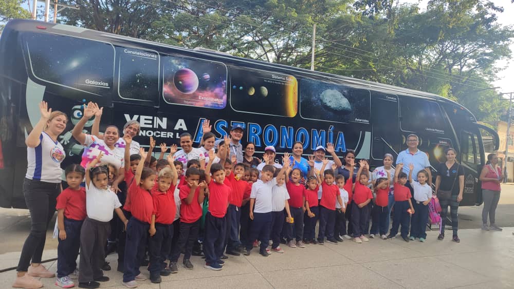 Más de 200 niños y niñas de Guárico exploraron la Ruta Astronómica de la Fundación CIDA