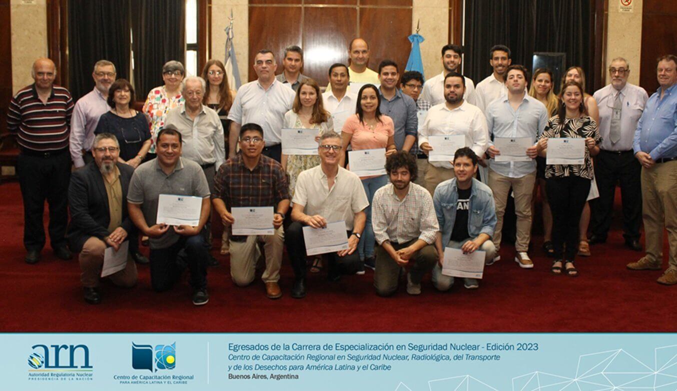 Venezolanos reciben certificación como especialistas en el área de Seguridad Nuclear